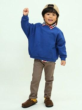「アイテム（キャップ）」を使った、DIL baby&kids shopさん（キッズ・105cm）の秋コーディネート