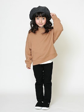 「SUNDAYSSUN」｜DIL baby&kids shopさん（キッズ・106cm）の秋コーディネート