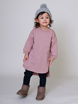 「SUNDAYSSUN」｜DIL baby&kids shopさん（キッズ・92cm）の秋コーディネート