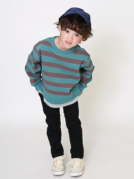 「SUNDAYSSUN」｜DIL baby&kids shopさん（キッズ・105cm）の秋コーディネート