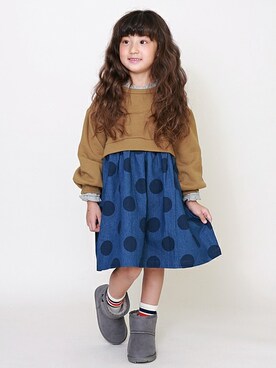 「SUNDAYSSUN」｜DIL baby&kids shopさん（キッズ・105cm）の秋コーディネート