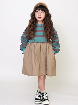 「SUNDAYSSUN」｜DIL baby&kids shopさん（キッズ・105cm）の秋コーディネート