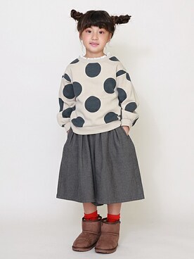 「SUNDAYSSUN」｜DIL baby&kids shopさん（キッズ・105cm）の秋コーディネート
