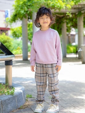 「DILASH（ディラッシュ）のアイテム」を使った、DIL baby&kids shopさん（キッズ・108cm）の春コーディネート