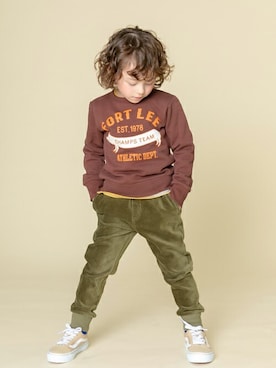 「DILASH（ディラッシュ）のアイテム」を使った、DIL baby&kids shopさん（キッズ・108cm）の秋コーディネート