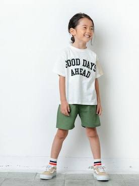 「DILASH（ディラッシュ）のアイテム」を使った、DIL baby&kids shopさん（キッズ・112cm）の春コーディネート