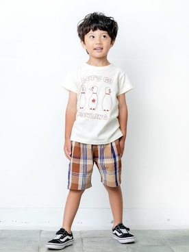 「DILASH（ディラッシュ）のアイテム」を使った、DIL baby&kids shopさん（キッズ・107cm）の春コーディネート