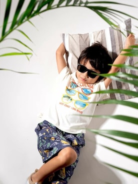 「DILASH（ディラッシュ）のアイテム」を使った、DIL baby&kids shopさん（キッズ・110cm）の春コーディネート