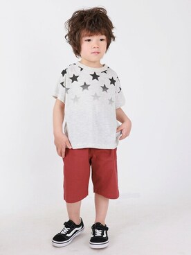 「アイテム（Tシャツ/カットソー）」を使った、DIL baby&kids shopさん（キッズ・100cm）の春コーディネート