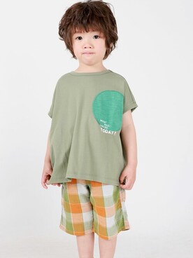 「DILASH（ディラッシュ）のアイテム」を使った、DIL baby&kids shopさん（キッズ・100cm）の春コーディネート