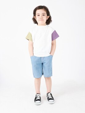 「DILASH（ディラッシュ）のアイテム」を使った、DIL baby&kids shopさん（キッズ・115cm）の夏コーディネート
