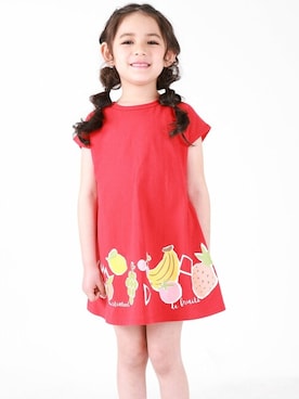 「アイテム（ワンピース/ドレス）」を使った、DIL baby&kids shopさん（キッズ・122cm）の夏コーディネート