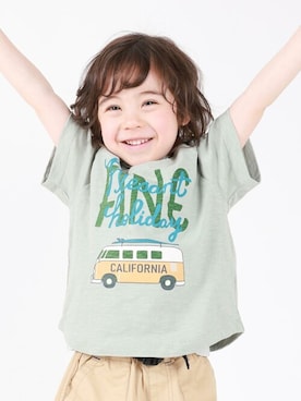 「DILASH（ディラッシュ）のアイテム」を使った、DIL baby&kids shopさん（キッズ・100cm）の夏コーディネート