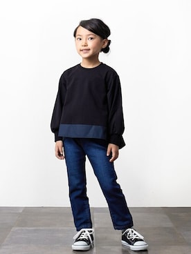 「SUNDAYSSUN」｜DIL baby&kids shopさん（キッズ・105cm）の秋コーディネート