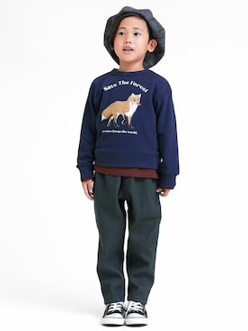 「SUNDAYSSUN」｜DIL baby&kids shopさん（キッズ・111cm）の秋コーディネート
