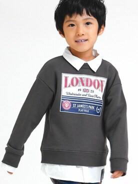 「SUNDAYSSUN」｜DIL baby&kids shopさん（キッズ・107cm）の秋コーディネート