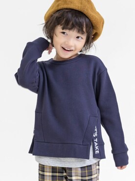 「DILASH（ディラッシュ）のアイテム」を使った、DIL baby&kids shopさん（キッズ・109cm）の秋コーディネート