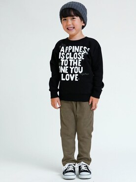 「DILASH（ディラッシュ）のアイテム」を使った、DIL baby&kids shopさん（キッズ・110cm）の秋コーディネート