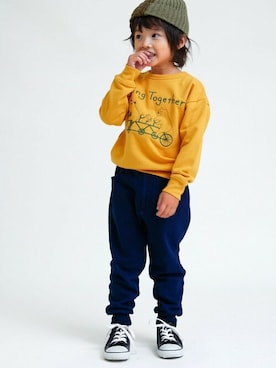 「DILASH（ディラッシュ）のアイテム」を使った、DIL baby&kids shopさん（キッズ・109cm）の秋コーディネート