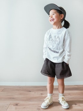 「SUNDAYSSUN」｜DIL baby&kids shopさん（キッズ・104cm）の冬コーディネート