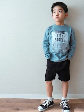 「SUNDAYSSUN」｜DIL baby&kids shopさん（キッズ・119cm）の冬コーディネート