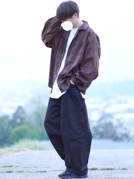 「ｏｒｏｂｉａｎｃｏ」｜なおゑさん（メンズ・180cm）の春コーディネート