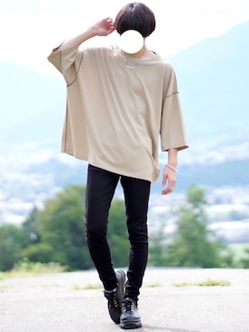 「インターファクトリー」｜なおゑさん（メンズ・180cm）の夏コーディネート