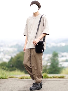 なおゑさん（メンズ・180cm）の秋コーディネート