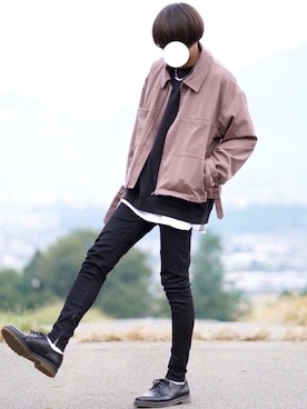 「INTER FACTORY（インターファクトリー）のアイテム（その他アウター）」を使った、なおゑさん（メンズ・180cm）の秋コーディネート