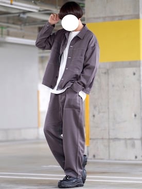 「BASQUE magenta（バスクマゼンタ）のアイテム（ブルゾン）」を使った、なおゑさん（メンズ・180cm）の秋コーディネート