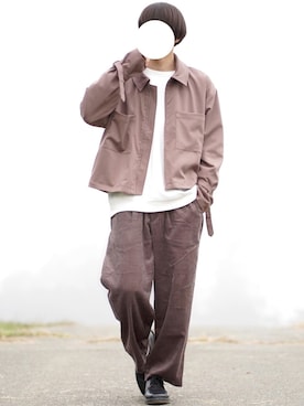 「INTER FACTORY（インターファクトリー）のアイテム（その他アウター）」を使った、なおゑさん（メンズ・180cm）の秋コーディネート