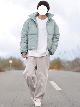 「ペールトーン」｜「アイテム（その他アウター）」を使った、なおゑさん（メンズ・180cm）の秋コーディネート