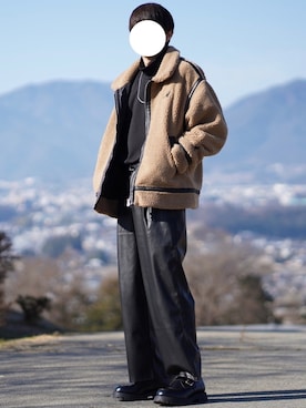 「アイテム（その他）」を使った、なおゑさん（メンズ・180cm）の冬コーディネート