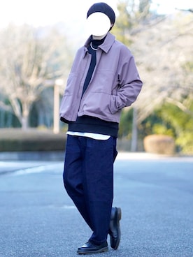 「INTER FACTORY（インターファクトリー）のアイテム（その他アウター）」を使った、なおゑさん（メンズ・180cm）の冬コーディネート