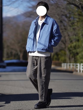「INTER FACTORY（インターファクトリー）のアイテム（その他アウター）」を使った、なおゑさん（メンズ・180cm）の冬コーディネート