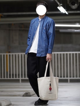 なおゑさん（メンズ・180cm）の春コーディネート