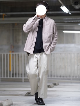 なおゑさん（メンズ・180cm）の春コーディネート