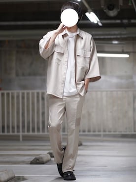 なおゑさん（メンズ・180cm）の春コーディネート