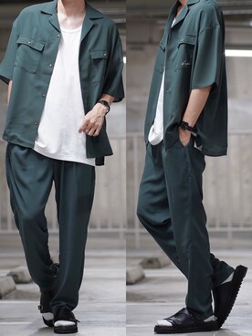 なおゑさん（メンズ・180cm）の夏コーディネート