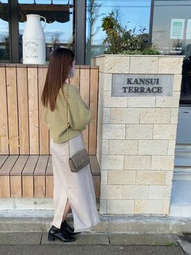 「LAURA DI MAGGIO（ローラディマッジオ）のアイテム」を使った、rinoさん（レディース・165cm）の春コーディネート