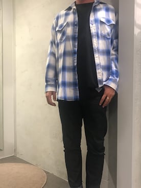 「MAREA ERRE（マレアエッレ）のアイテム」を使った、鈴木健之さん（メンズ・180cm）の秋コーディネート