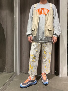 鈴木健之さん（メンズ・180cm）の冬コーディネート