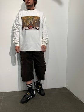 「B'2nd（ビーセカンド）のアイテム（レッグウェア）」を使った、鈴木健之さん（メンズ・180cm）の春コーディネート