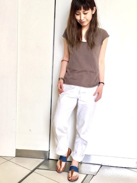 noguchiさん（レディース・158cm）の夏コーディネート