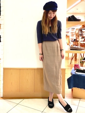 「ミネトンカ」｜noguchiさん（レディース・159cm）の秋コーディネート