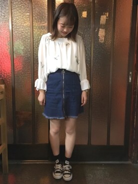 유카⑅⃝さん（レディース・156cm）の冬コーディネート