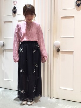 유카⑅⃝さん（レディース・156cm）の冬コーディネート