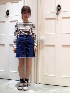 유카⑅⃝さん（レディース・156cm）の冬コーディネート