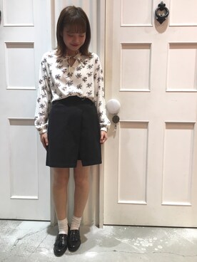 유카⑅⃝さん（レディース・156cm）の冬コーディネート