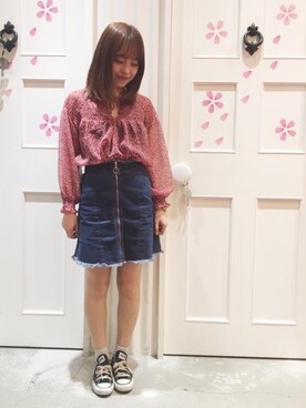 유카⑅⃝さん（レディース・156cm）の春コーディネート
